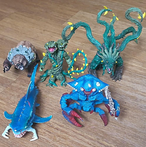 Monster figuren set - monster, 5-teilig