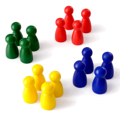 Pöppel 4er set spielfiguren - 4er,