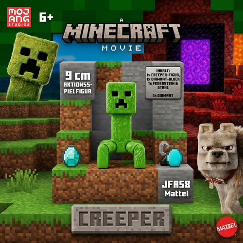 Minecraft creeper figur mattel - creeper,