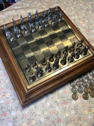 Vintage ritter schachspiel - vintage,