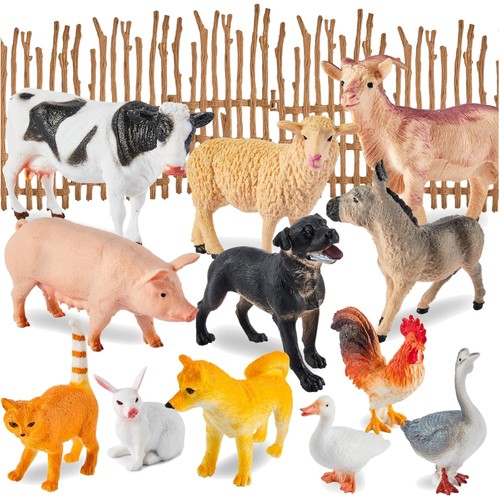 Bauernhoftiere figuren set - bauernhoftiere,