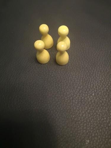 Spielfiguren kegel holz - 4x,