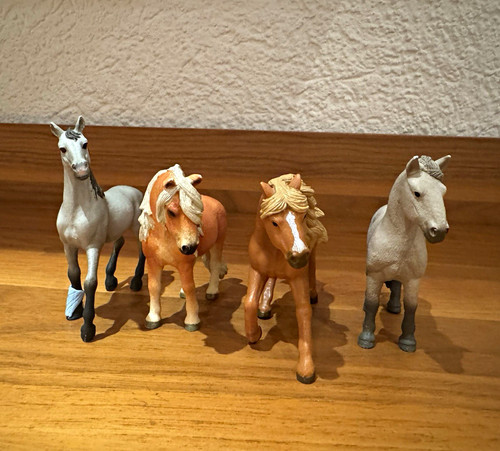 Schleich 4er set pferd pony - set, pferd/pony