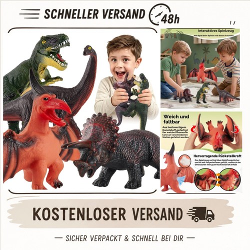 Dinosaurier figuren set - figuren, 4