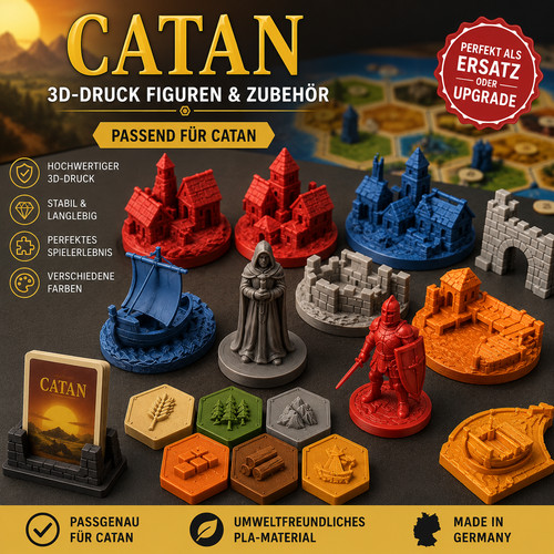 Catan spielfiguren komplettset - catan,